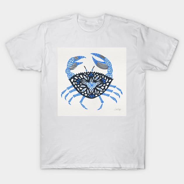 Blue Crab T-Shirt by CatCoq